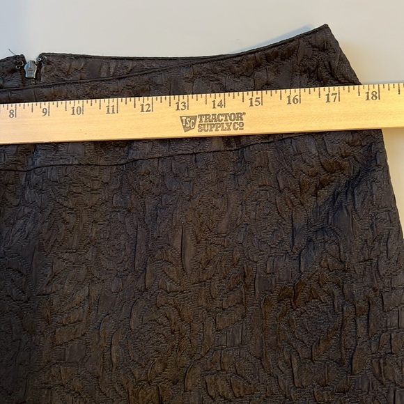 Vintage Albert Nipon Black Textured Blazer Tailored Skirt Jacket 2 Piece Suit 12 - Picture 6 of 10